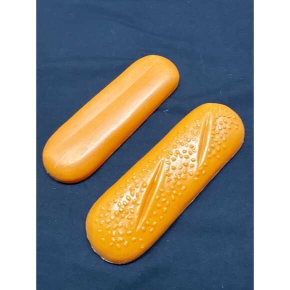 Vintage 1980s Toy Play Food Plastic Sandwich Set With Lettuce Cheese Pickles & M - Picture 8 of 8